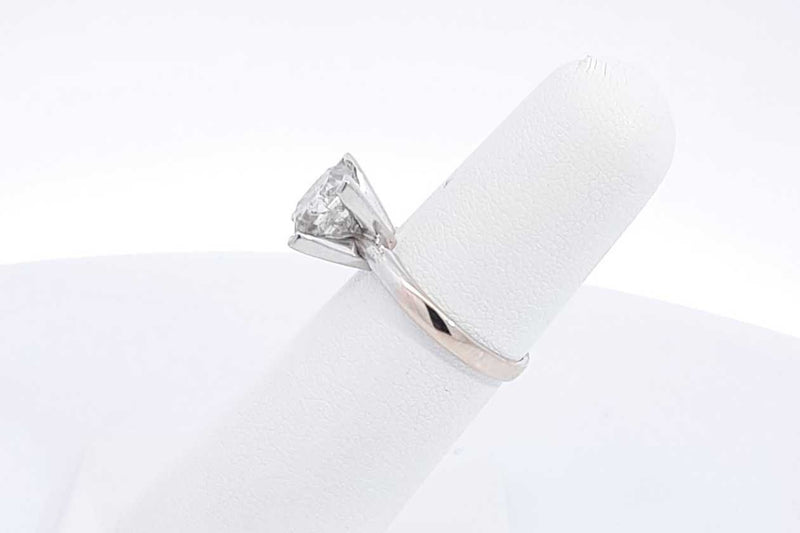 Approx. 1ctw Princess Cut Diamond Ring 14k White Gold 3.5g Size 5.5 Eb1124pxzsa