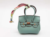 Teal Blue Mini Bag Charm Do0826ide