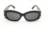 Dolce & Gabbana Dg4502 Oval Sunglasses In Black Eb1125ixde