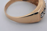 0.55cttw Diamond Ring In 14k Yellow Gold 8.5 Grams Size 14 Eb0326icrsa