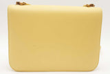 Yves Saint Laurent Yellow Calfskin Carre Shoulder Bag Eb1225wrxsa
