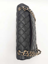 Chanel Lambskin Jumbo Double Flap Black Shoulder Bag Sd0825wwzxsa