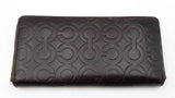 Coach Black Signature Leather Accordian Wallet Sd0226pzdu