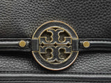 Tory Burch Amanda Mini Crossbody In Black Pebbled Leather Fw0126wrdu