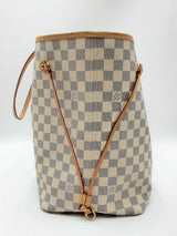 Louis Vuitton Neverfull Gm Tote Bag In Damier Azur Coated Canvas Fw0125exzdu