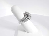 2.81ctw Diamonds 14k White Gold 9.7 Grams Ring Size 6.5 Sd0525lzizsa