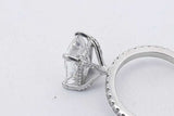 4.74cttw Lab Grown Diamond Ring In Platinum 6.1 Grams Size 6 Eb0826llxzsa
