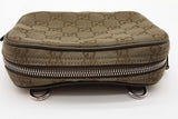 Gucci Monogram Olive Green Canvas Crossbody Bag Eb1025pxzde