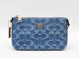 Coach Nolita 19 Handbag In Signature Indigo Denim Jacquard Fw0726ordu
