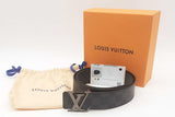 Louis Vuitton Lv Initiales Damier Graphite Reversible Belt 80/32 Sd0825lcrsa