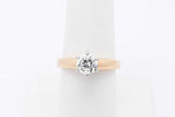 0.90ctw Diamond Ring In 18k Yellow Gold 5.7 Grams Size 7.25 Eb1225lrxzsa