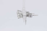 1.5cttw Diamond Stud Earrings In 14k White Gold 2.5 Grams Eb0326oxxzsa