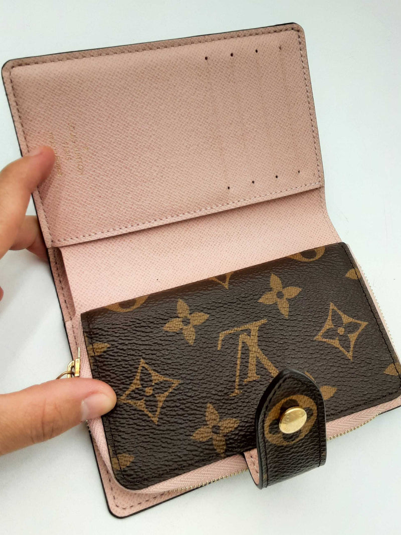 Louis Vuitton Monogram Juliette Rose Ballerine Wallet Eb0125oxzdu