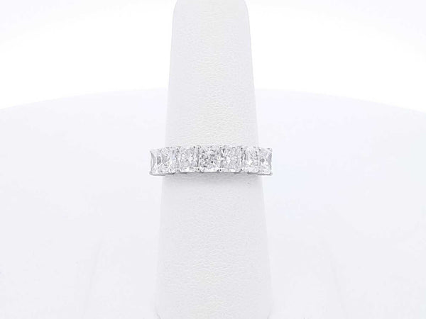 2.19 Cttw Lab-grown Diamond & 14k White Gold Ring 2.2 Grams Size 7 Fw0425crxdu