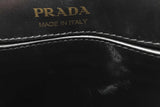 Prada Corsaire Denim Messenger Bag With Back Floral Embroidery Eb0626rxzde