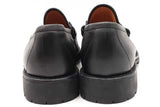 Gucci Horsebit Black Leather Lug Sole Loafers Size 10.5 Eb0325pxzdu