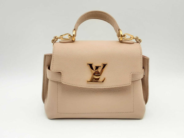 Louis Vuitton Soft Calfskin Lockme Ever Greige Hs0724lrxzsa