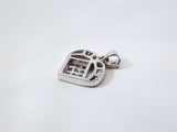 1.11 Cttw Diamond & 14k White Gold Heart Pendant 4.1 Grams Fw0826irxdu