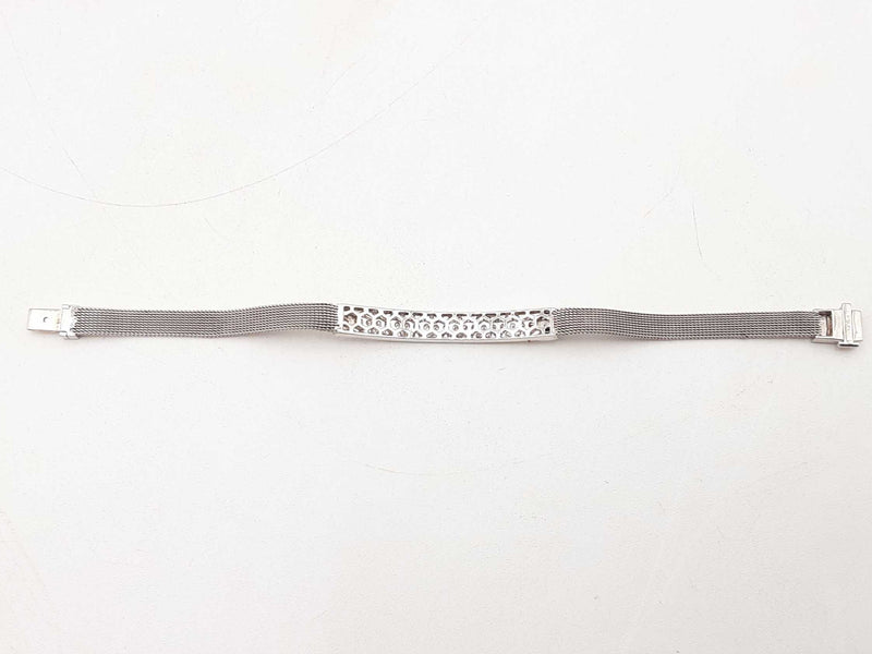 .55ctw Diamonds 18k White Gold 11.6 Grams Bracelet 6 Inch Sd0225ezxsa
