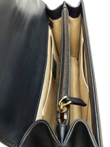 Gucci Red, White & Blue Leather Cat Lock Top Handle Bag Eb0326rrxde