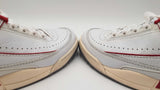 Nike Air Jordan 2/3 "White Varsity Red" Sneakers Size 10 Fw0126wzdu
