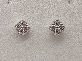 0.45 Cttw Lab Grown Diamonds 0.925 Silver 3.7g Clover Ensemble Do0525rcde