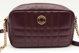 Burberry Bordeaux Quilted Leather Crossbody Bag Eb0826wrxde