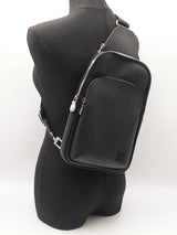 Louis Vuitton Avenue Sling Bag In Black Taiga Leather Fw1125exzdu