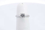 Approx. 0.5ctw Diamond Ring In 14k White Gold 2.1 Grams Size 4 Eb1024ocrsa