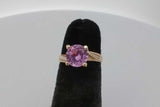 Pink Gemstone Ring In 10k Yellow Gold 2.8 Grams Size 5 Eb0926srsa