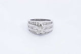 Diamond Approx. 1.68ctw Ring In 14k White Gold 10.5 Grams Size 7 Eb0524icrsa