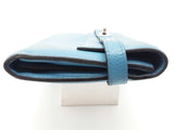 Hermes Kelly Teal Blue Epsom Wallet Do0826lxzxde