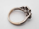 1.38 Cttw Diamond & 14k White Gold Ring 4.8 Grams Size 5.75 Fw1224ixzsa