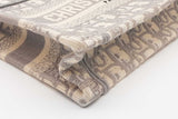 Christian Dior Grey Oblique Embroidery Mini Book Tote Bag Eb0426exzde