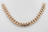14k Yellow Gold Cuban Link Chain Necklace 47 Grams 22 Inch Eb0626wcxzsa