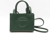 Telfar Mini Faux Green Leather Shopping Tote Bag Eb0526wrde