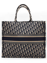 Christian Dior Oblique Embroidery Book Tote Bag Eb0526lrxzde