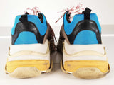 Balenciaga Triple S Grey Red Blue Chunky Sneakers Size 13 Us Sd0726lrzde