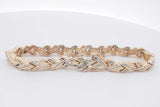 2.86cttw Diamond Bracelet In 14k Yellow Gold 23.3 Grams 7 Inch Eb0326lsxzsa