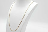 14k Yellow Gold 5.2 Grams Concave Curb Chain 24 Inches Jr1125orxmia