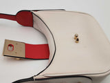 Christian Louboutin Mini Carasky White Leather Shoulder Bag Eb0526prxsa