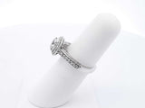 1.0 Ctw Diamond & 14k White Gold Engagement Ring 6.5 Grams Size 5.5 Fw0525lwxzdu