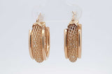 14k Yellow Gold Hoop Earrings 4.3 Grams Eb0826oxzsa