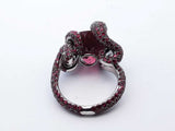 Boucheron Pythia 18k Gold Ruby Tourmaline Ring Size 6.75 Lhixzxde 144020009096