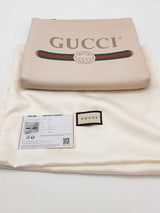 Gucci Logo Leather Pouch Eb0925lorde