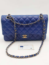 Chanel Quilted Iridescent Caviar Classic Double Flap Shoulder Bag Eb0126orxzsa