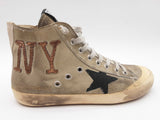 Golden Goose Francy Star Grey Suede Shoes Size It 39 Do1124lorde