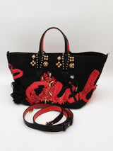 Christian Louboutin Flamencaba Embroidered Tote Bag Eb0626rxzde