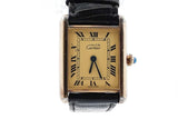 Must De Cartier Tank Vermeil Swiss Quartz 23mm Watch Sd0526pzxdu