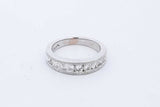 0.78cttw Diamond Ring In 14k White Gold 4.9 Grams Size 6 Eb0926rrxde